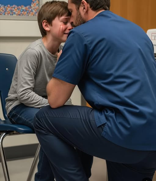 Dostałem telefon od pielęgniarki szkolnej w sprawie mojego syna. Pospi