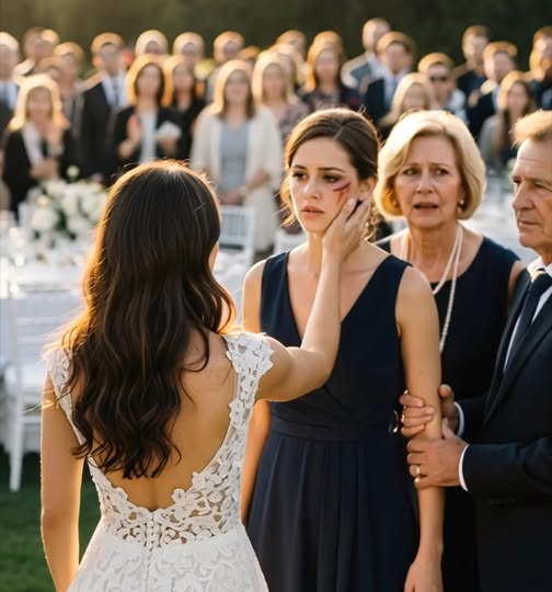 Na ślubie mojego brata jego narzeczona spoliczkowała mnie przed 150 go