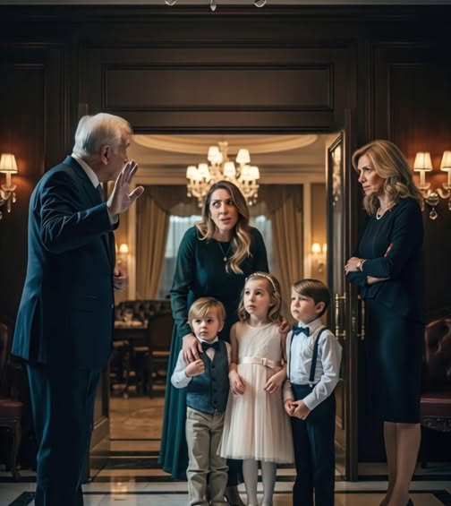 Na eleganckie obchody rocznicy moich rodziców przybyłem z moimi dziećm