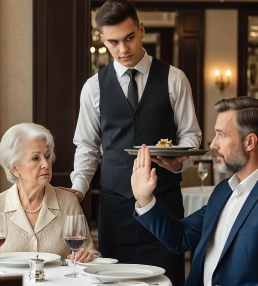 Mój syn powiedział kelnerowi, żeby zostawił mnie w spokoju. „Po prostu