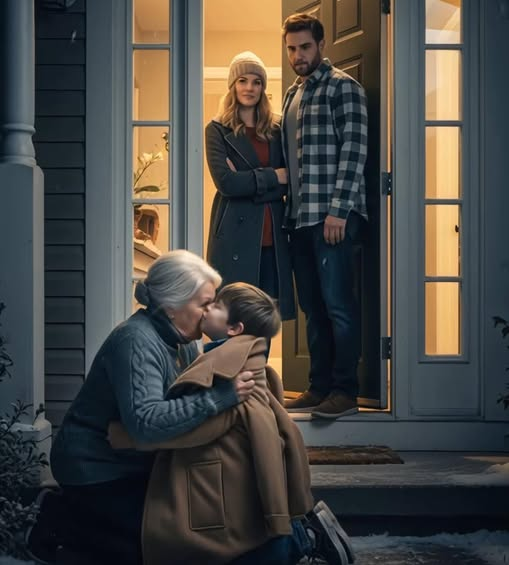 Moja synowa zostawiła mojego wnuka stojącego na śniegu. Płakając, powi