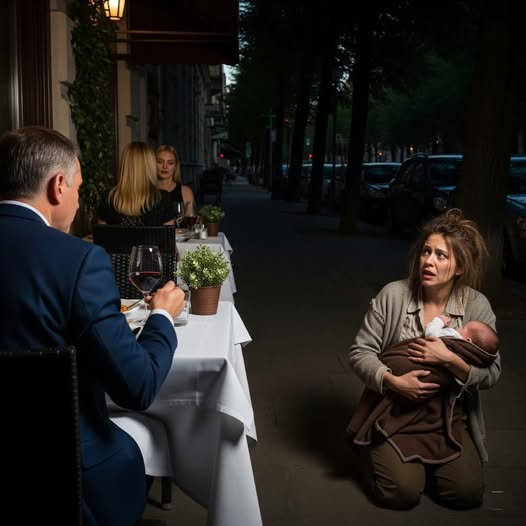 „Czy mogę mieć twoje resztki, proszę pana?” Głos drżał jak świeca