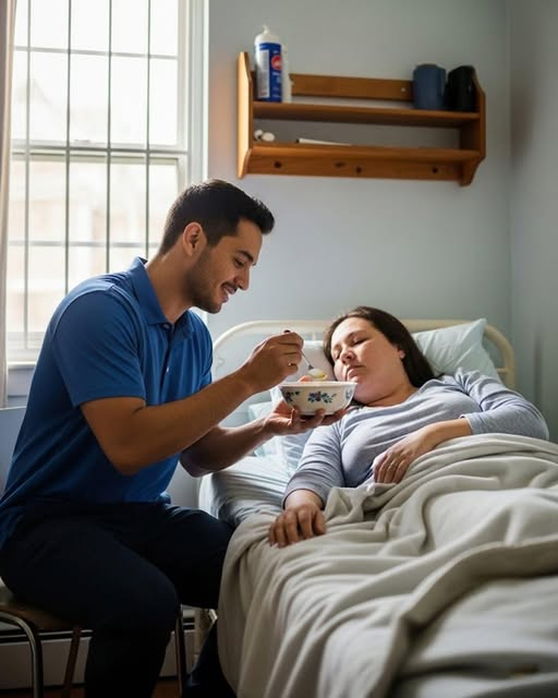 Oddany mąż opiekował się sparaliżowaną żoną przez 5 lat — ale pewnego