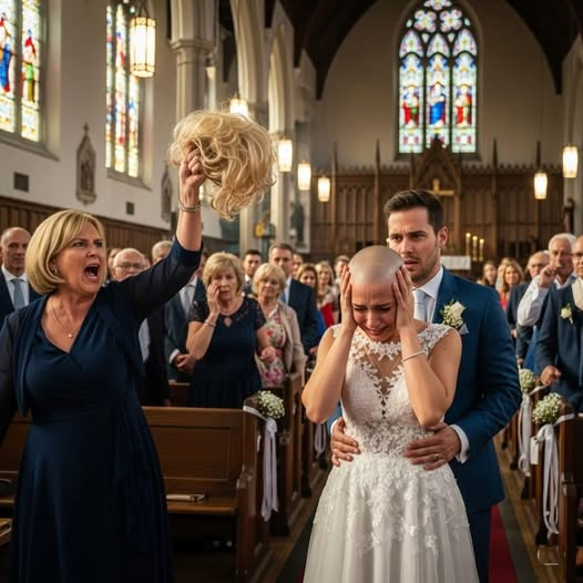 Podczas ślubu moja teściowa podeszła do mnie i zerwała mi perukę, poka