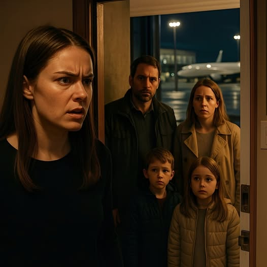 — Impreza skończona, przenocujecie na lotnisku — rzuciła gościom od pr