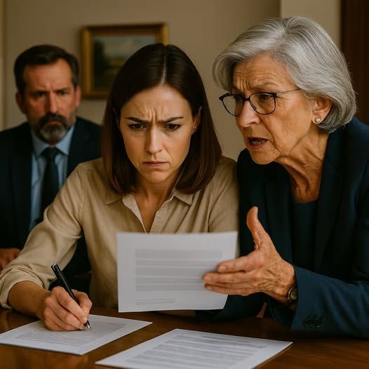 — Chcę najpierw przeczytać dokument — powiedziałam, kiedy teściowa zaż