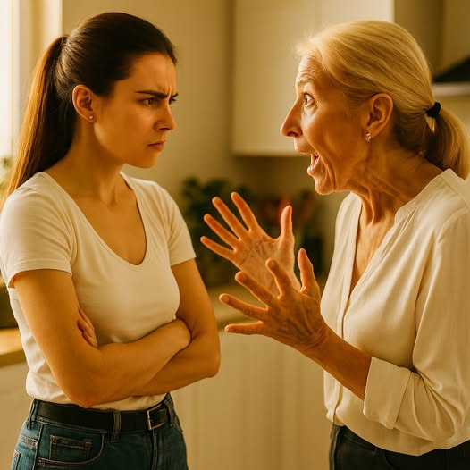 — Nic ci się nie stanie, pomożesz mi przyjąć gości! — warknęła teściow