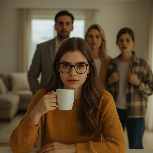 — Milczałam: mieszkanie, w którym mieszkamy, jest moje. I teraz z ciek