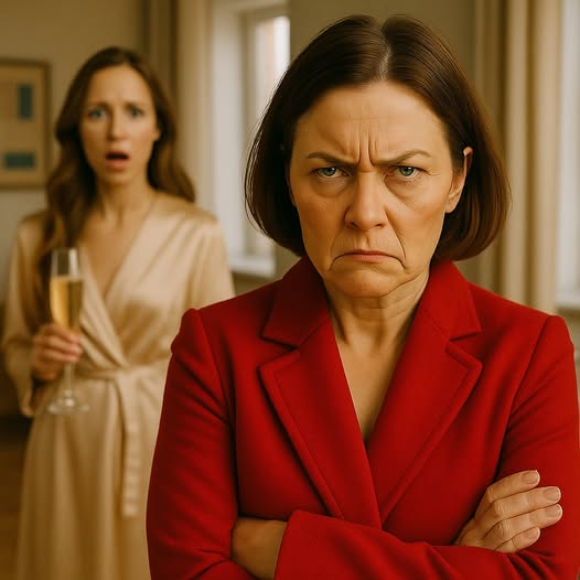 Wracając wcześniej z pracy, Alla weszła do mieszkania i bardzo