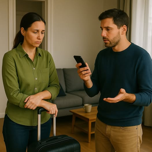 — No już, zbieraj swoje manatki, moja mama z rodziną przyjeżdża