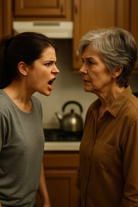 — Ja nie jestem mamusią dla waszego czterdziestoletniego syna! A jeśli