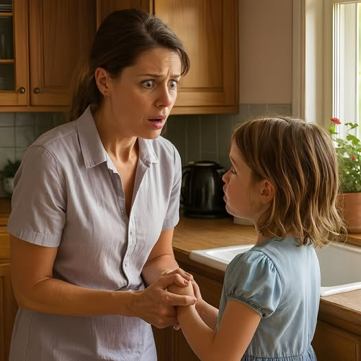 — Mamo, a dlaczego nowy tata wczoraj w nocy rozmawiał z kimś przez tel