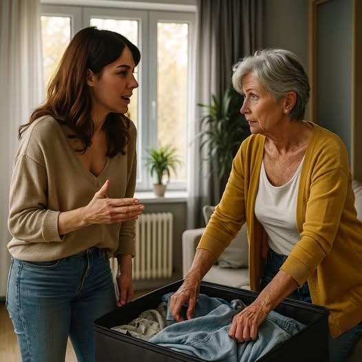 Przyszła z pracy i zastała teściową, która rozkładała swoje rzeczy