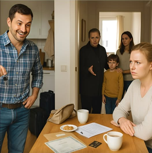 — Wreszcie twojej matki nie ma! Już dziś moja mama z siostrą przeprowa