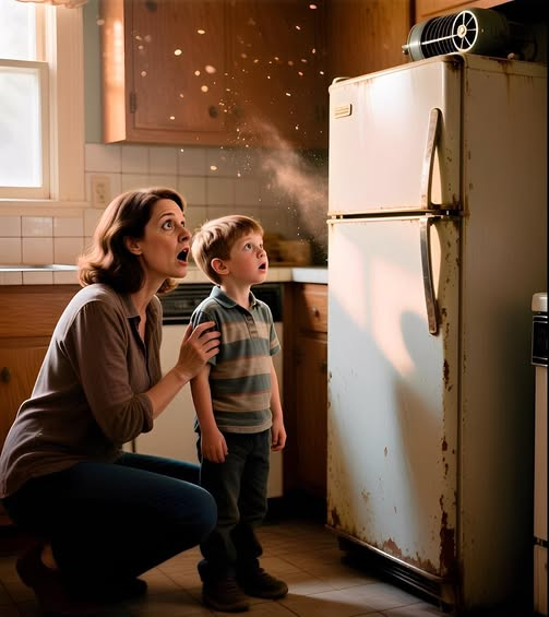 Wypędziwszy żonę, mąż rechotał, że jej przypadła jedynie stara lodówka