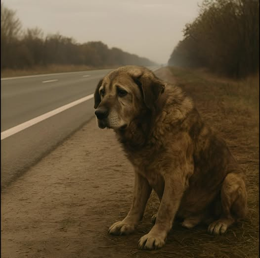 Od 11 lat pies czeka przy drodze na swojego właściciela
