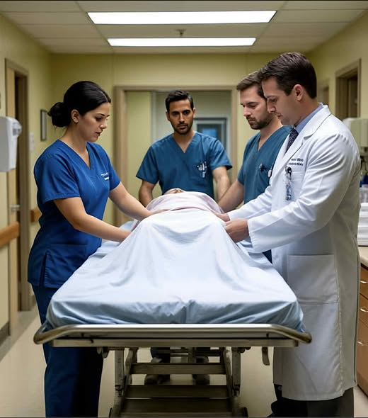 — Rzuć ją na korytarz, i tak nie przeżyje! — powiedział lekarz do salo